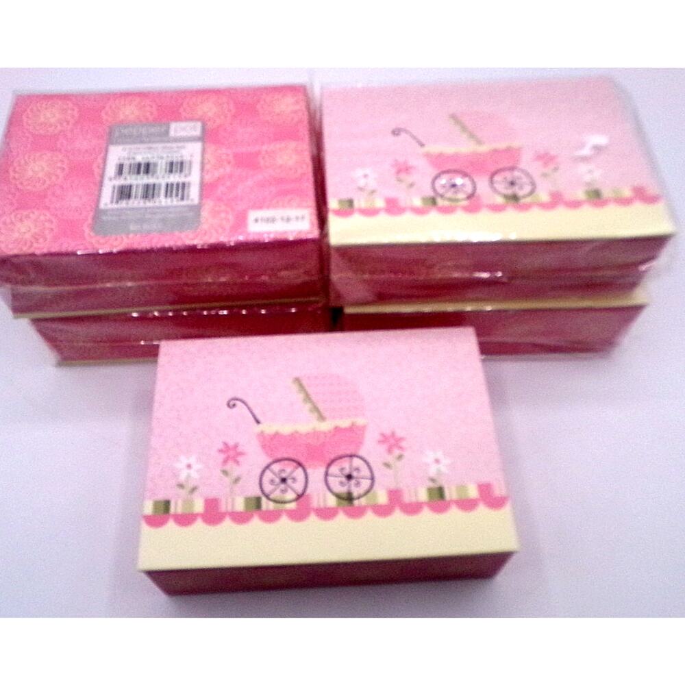 Vintage lot of 5 boxes brand new Camille Baby Notecards/envelope 50 cards total
